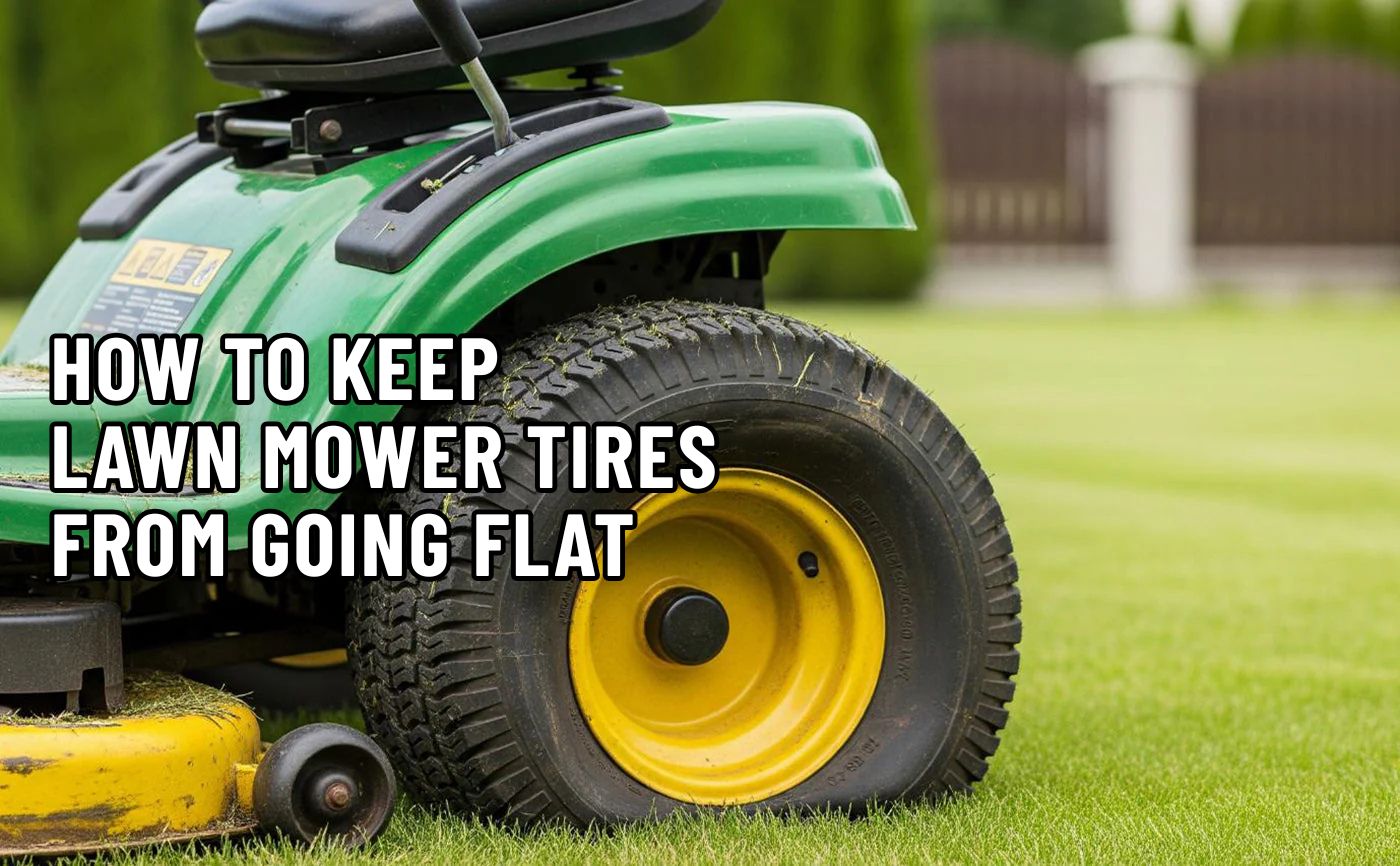 How To Keep Lawn Mower Tires From Going Flat