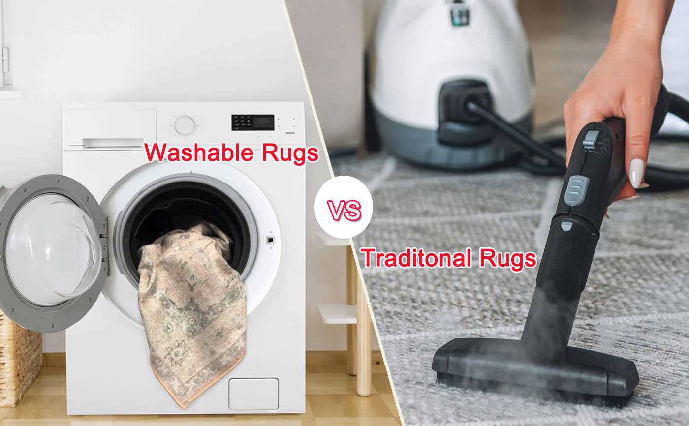 Washable Rugs vs. Traditional Rugs