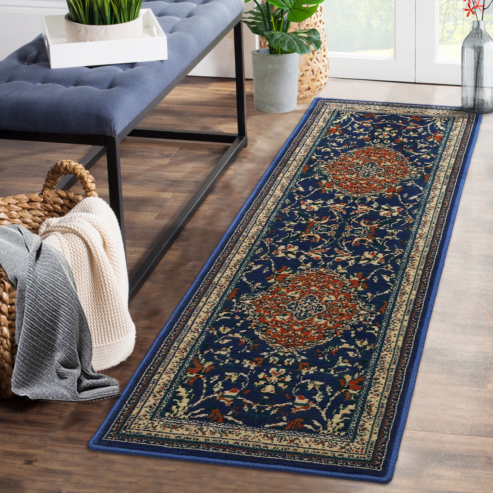 GARVEE Monaco Collection Runner Rug - Chic & Durable