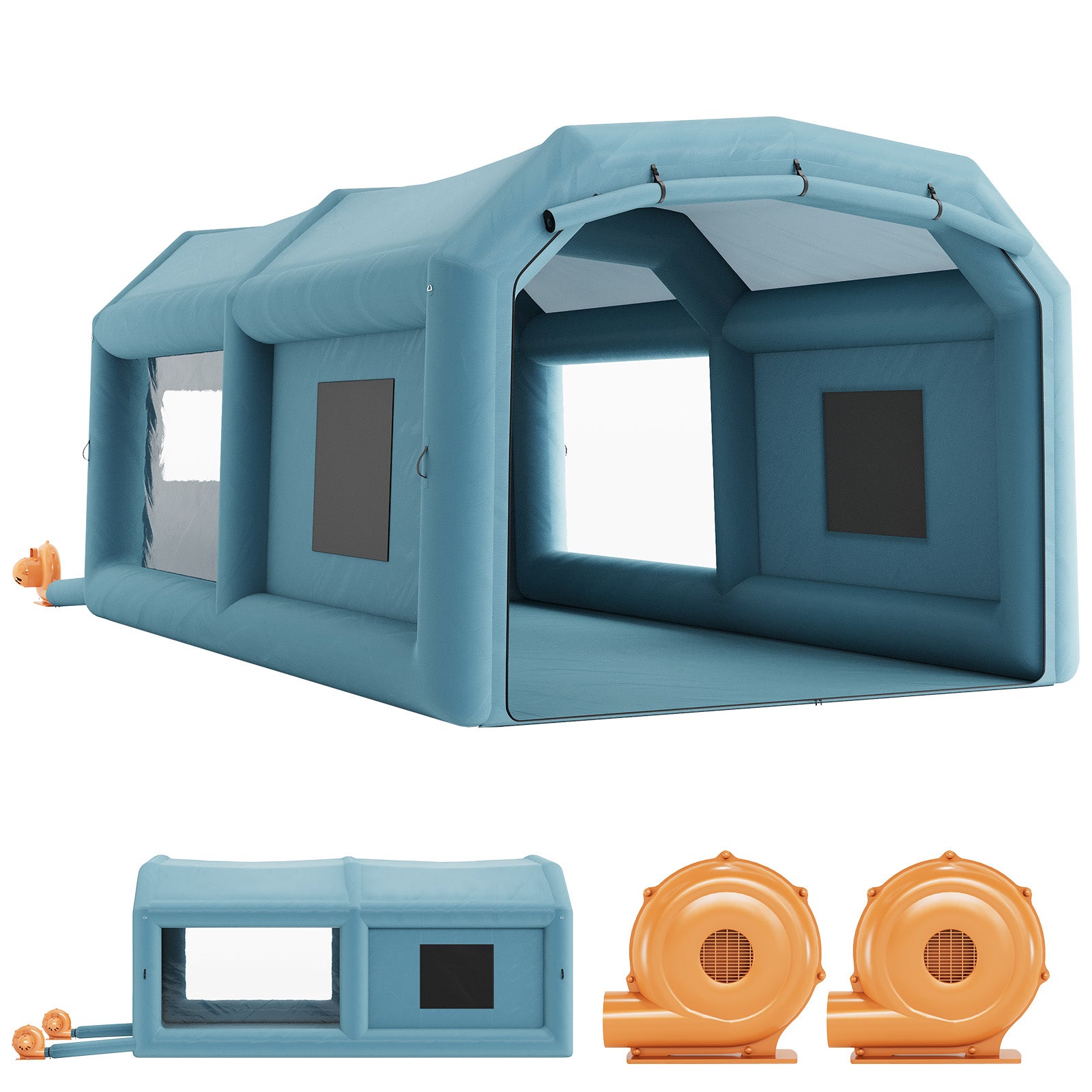 Garvee Inflatable Paint Booth 20x11.5x9 ft Portable Spray Tent