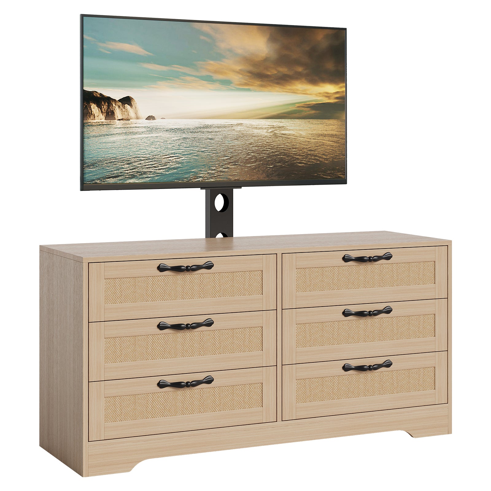 Garvee Modern Design TV Stand with Mount, 47.2