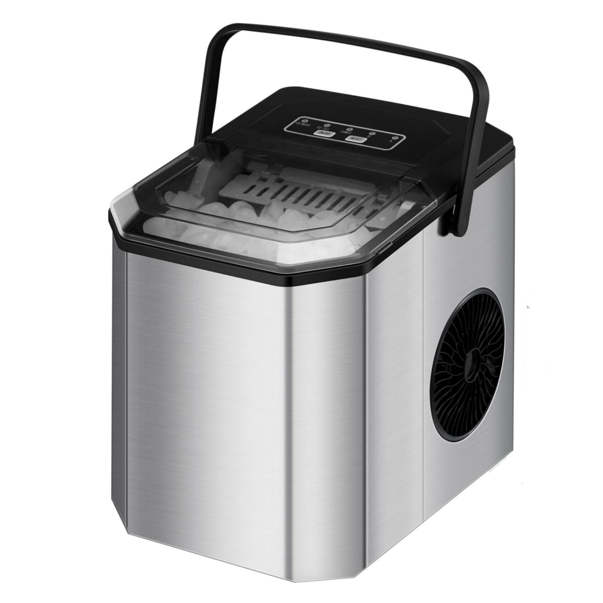 Portable Ice Maker Countertop 26 LBS in 24 Hours, with Ice Scoop & Bas