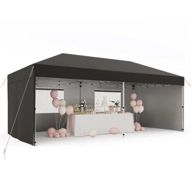 Garvee 10'x20' Pop-Up Canopy Tent - 210D Oxford Fabric Portable Instan