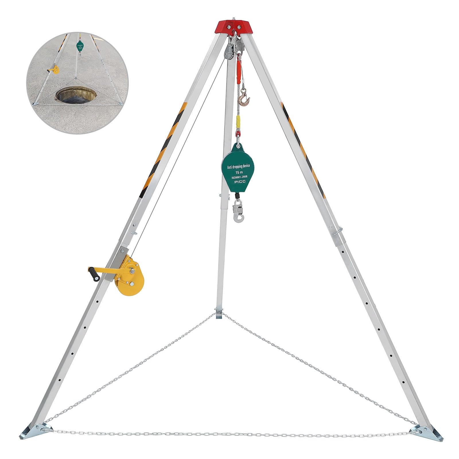 box and tackle tripod Garvee Confined Space Tripod Kit: Safety & Efficiency
