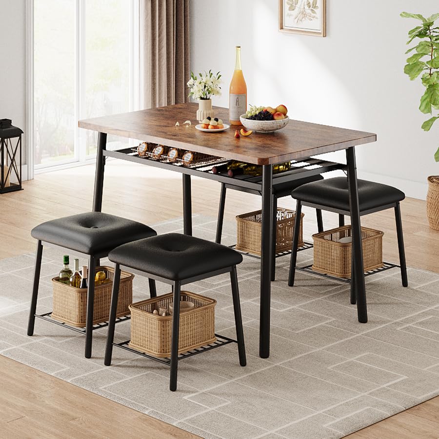 GARVEE 5-Piece Dining Table Set for Small Spaces