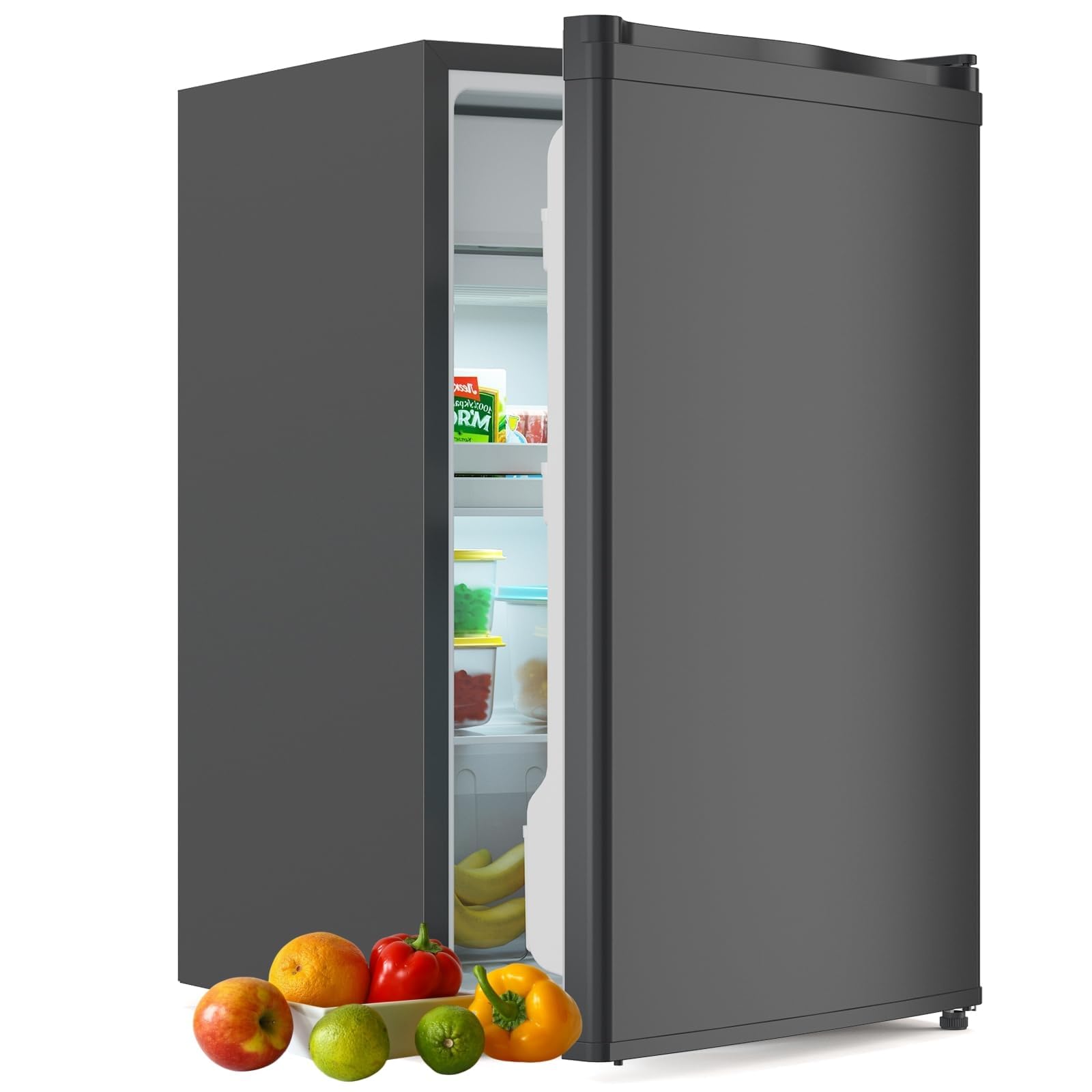 GARVEE Mini Fridge With Freezer - 4.3 Cu.Ft