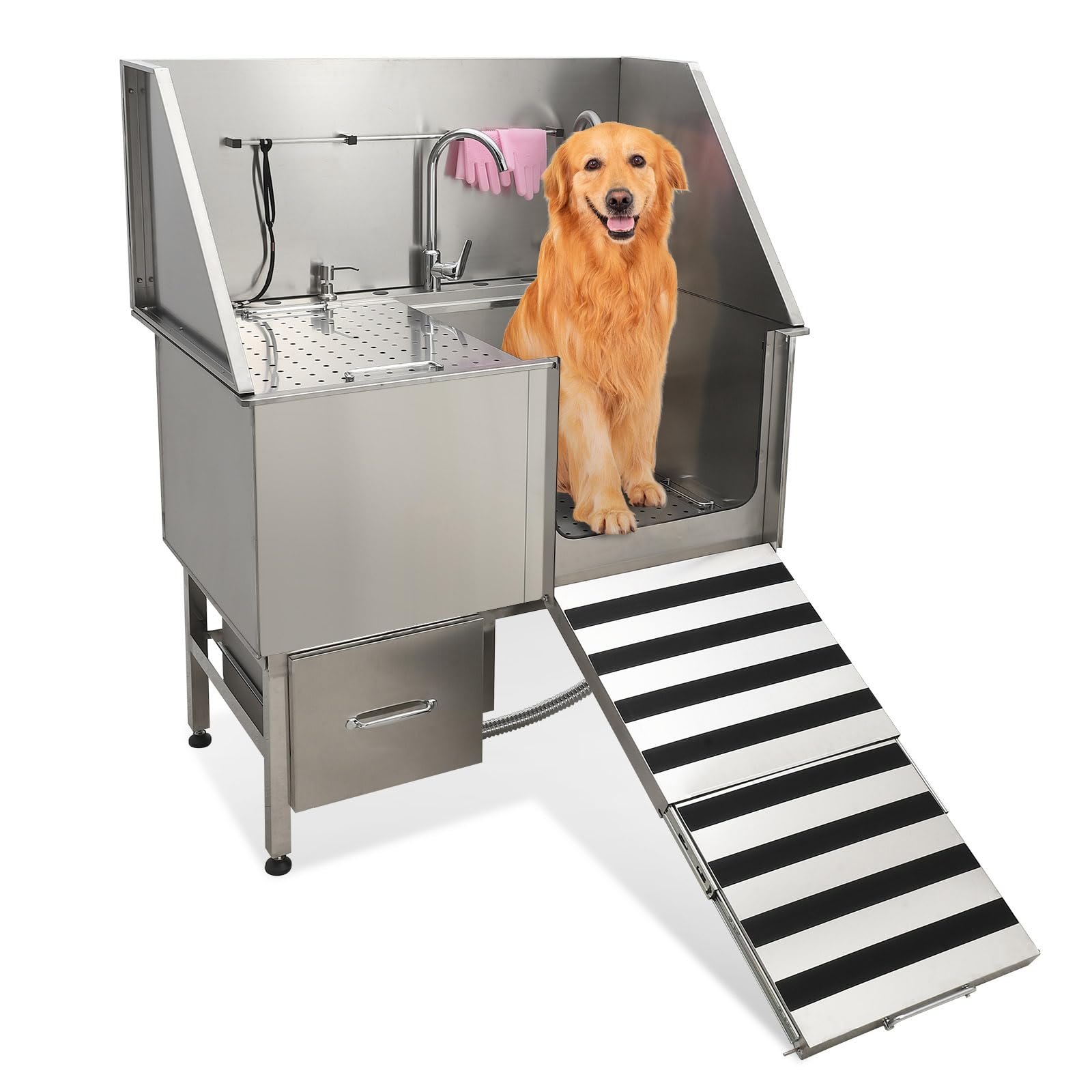 Bath Tub Dog Wash And Grooming Dog Bathtub Stainless Steel Dog