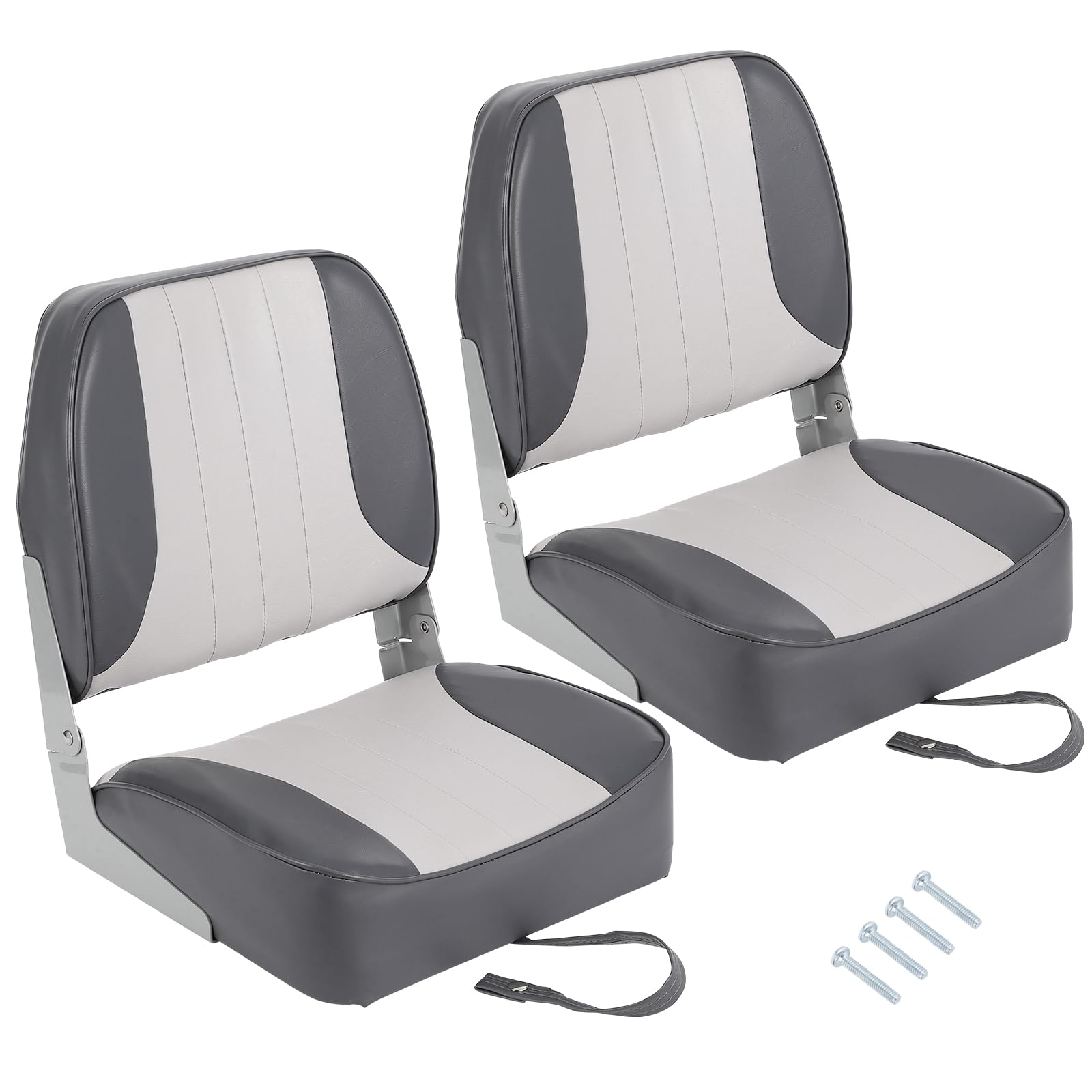 Garvee 2 Pack Boat Seats Low Back With Stainless Steel Screws For Sigh
