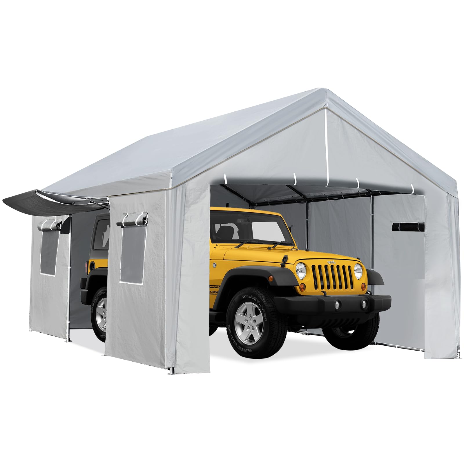 car shelter tent GARVEE 13'x20' Heavy Duty Canopy Car Garage Shelter