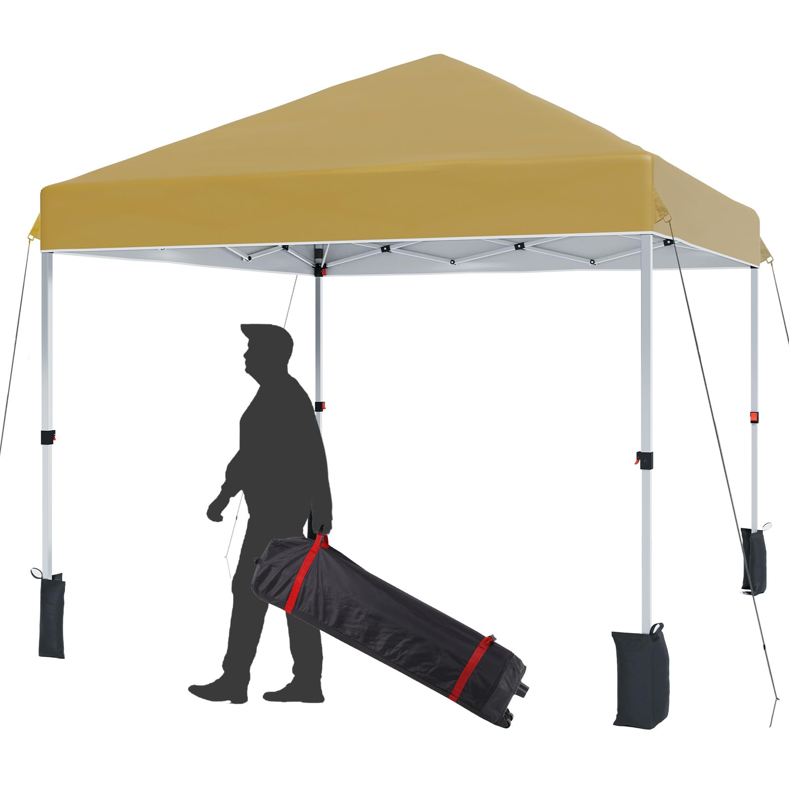 single person pop up tent Garvee 10'x10' Instant Pop-Up Canopy Tent