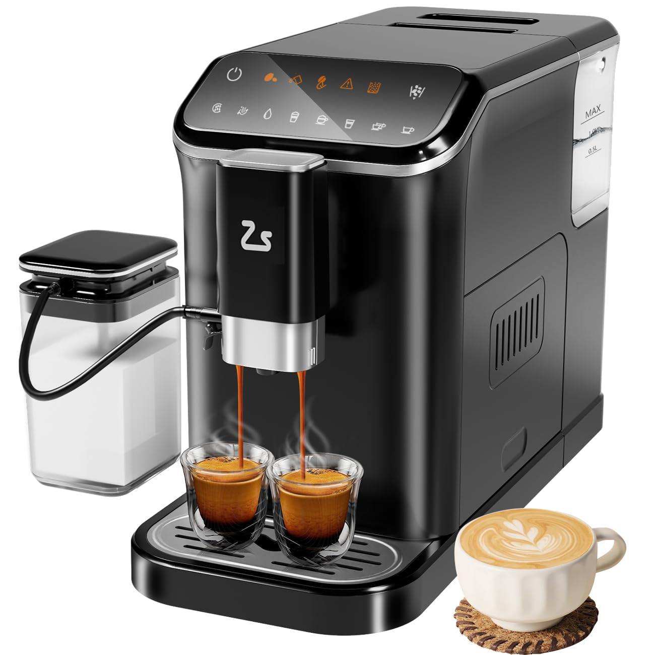 15 20 cup coffee maker Garvee 20 Bar Espresso Machine with Built - in 15