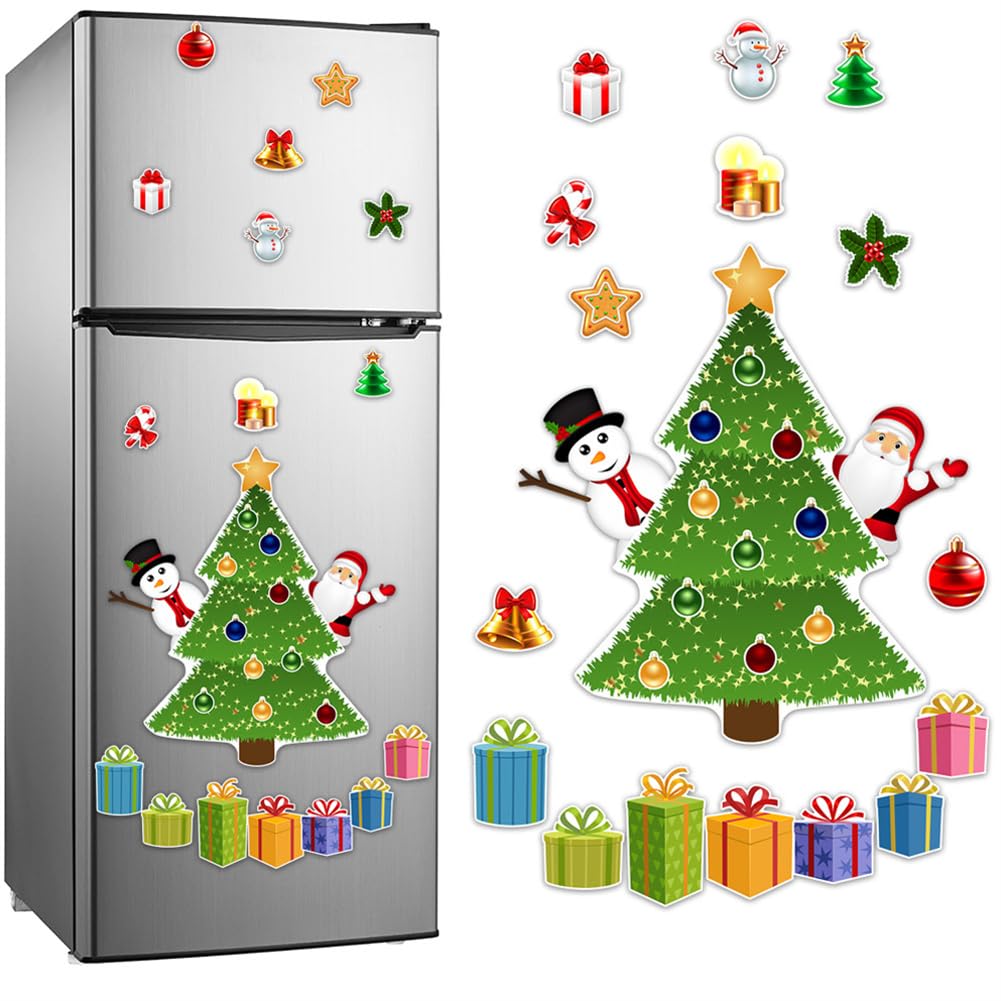 GARVEE Christmas Tree Refrigerator Magnets - DIY Holiday Decor