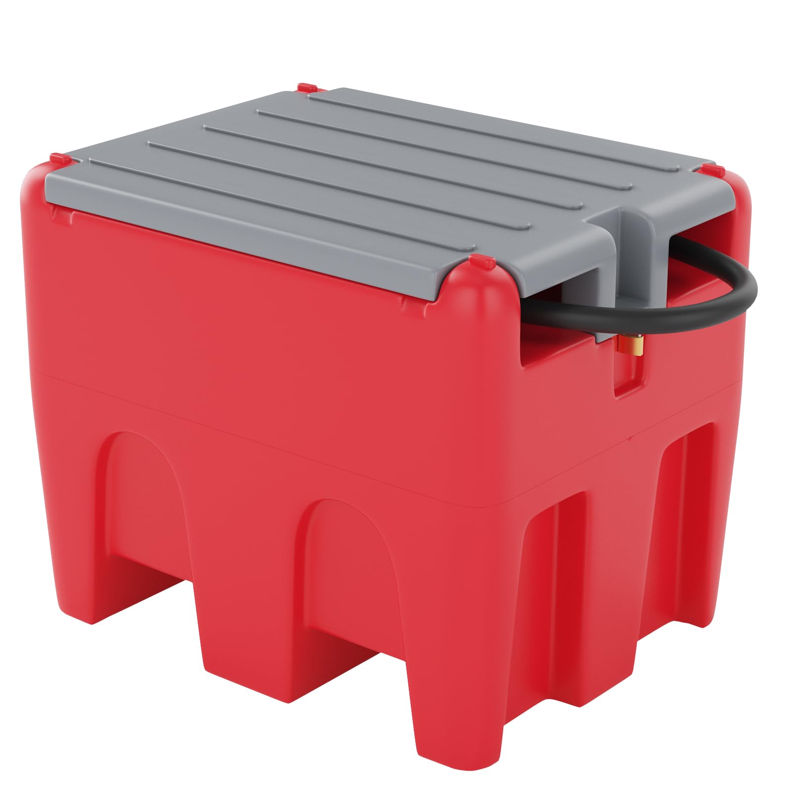 Garvee 58 Gallon Fuel Caddy Portable Gasoline Diesel Tank, 10ft Hose,