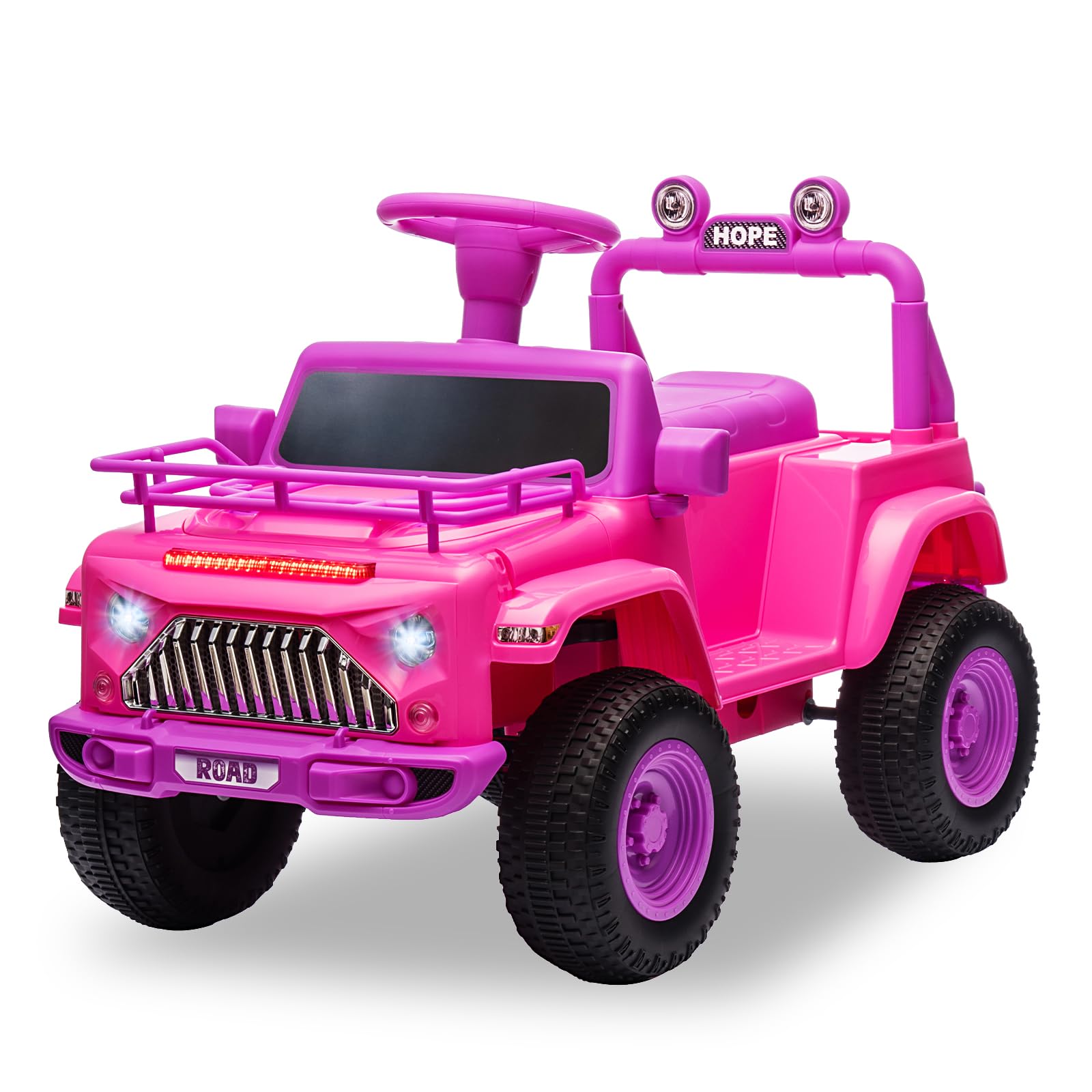 GARVEE 6V Ride On Car for Toddlers Pink