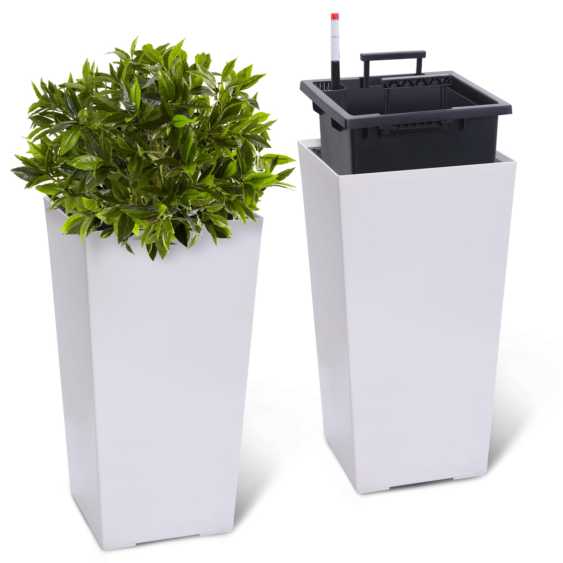 canada plant pots Garvee 23" Tall Planters Set of 2