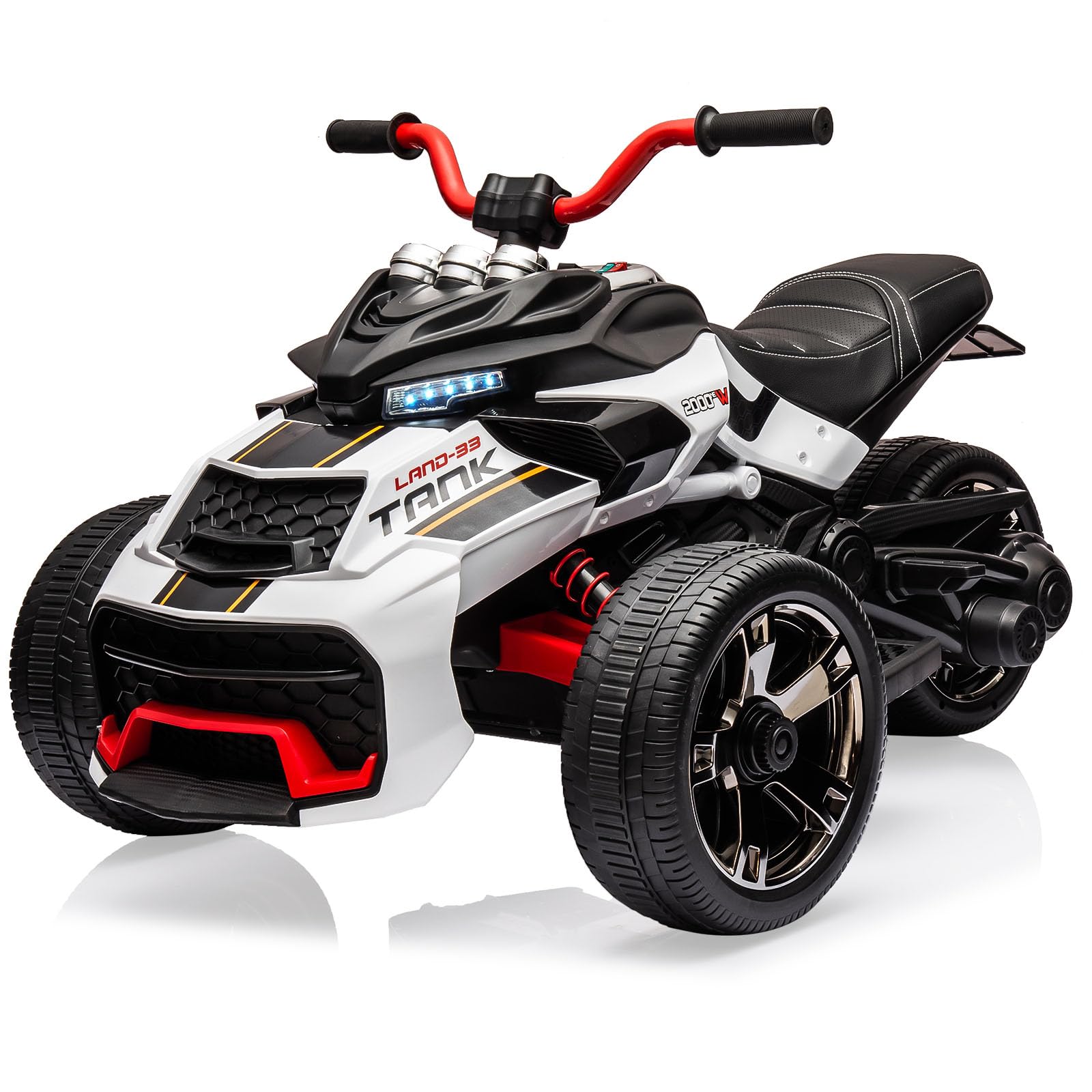 Garvee Kids Ride On Car 12V 7MPH 66 LBS Suspension Wheels Off Road