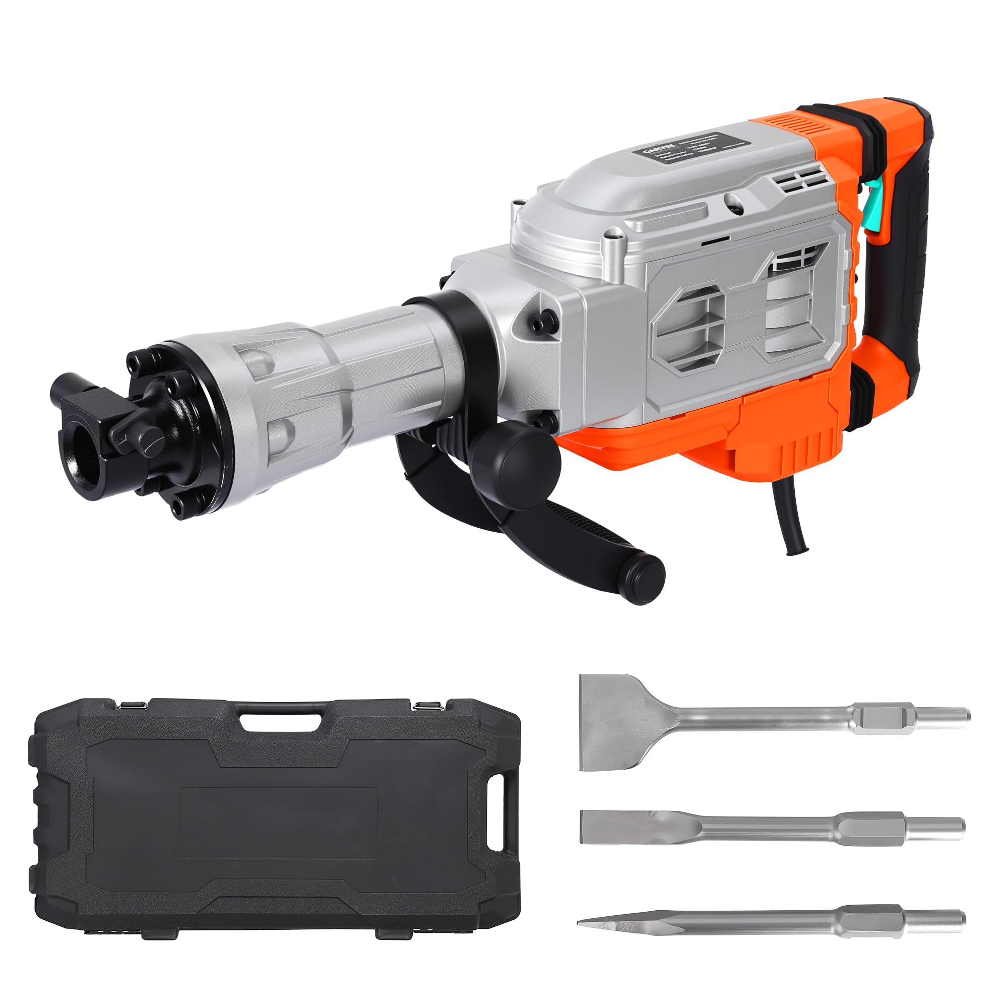 Garvee Electric Demolition Jackhammer, 1700W Concrete Breaker with 190
