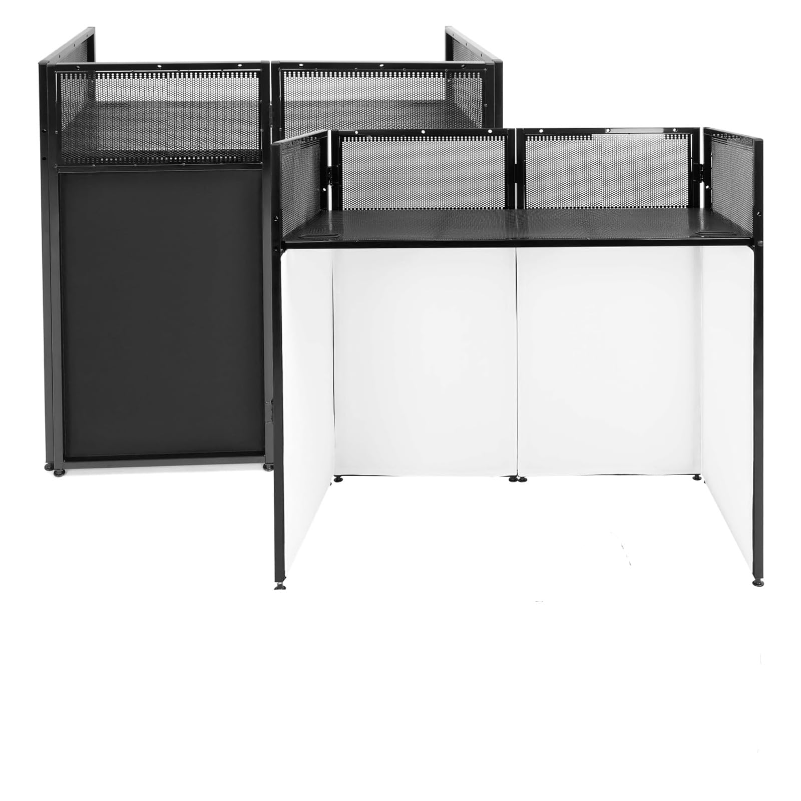 thumbnail image 2 of HECASA DJ Facade Booth Portable Event Cover Screen, Black 2 of 10