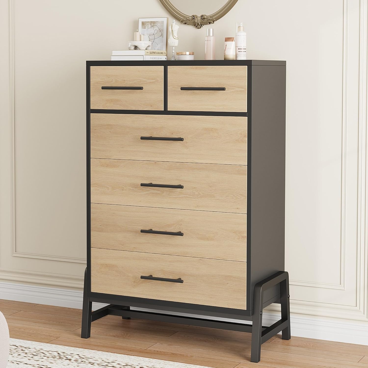 Garvee Modern Tall Dresser Chest of Drawers 46.6