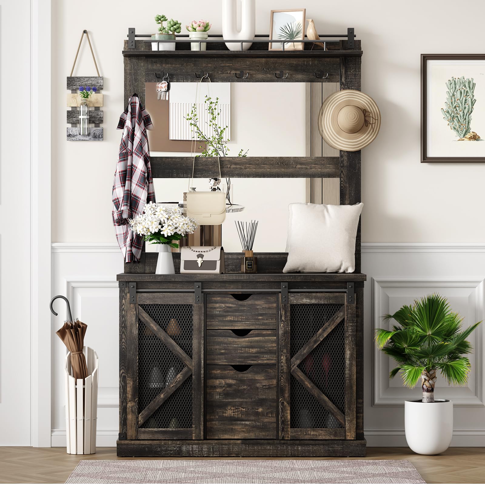 GARVEE Hall Tree - Stylish Entryway Organization