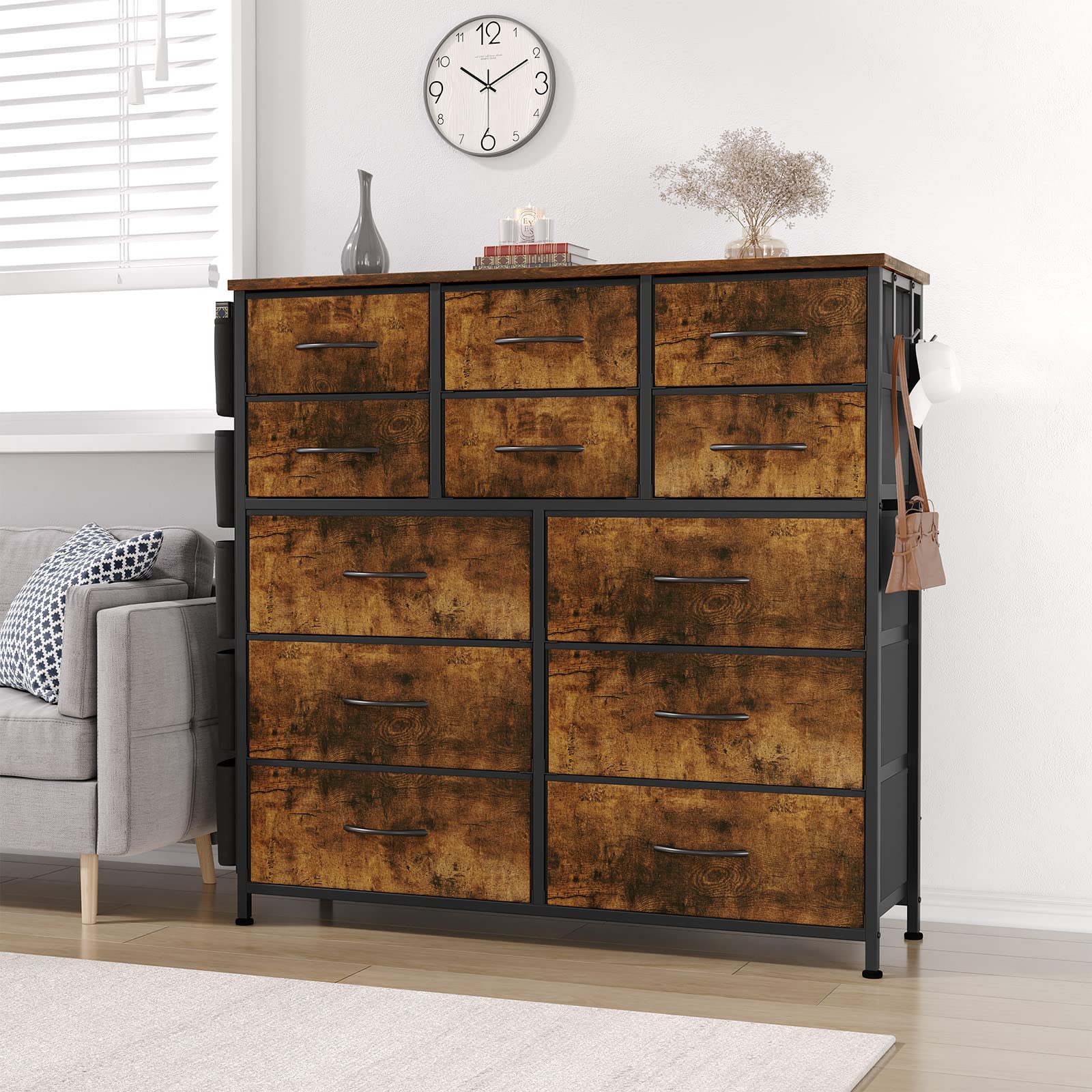Garvee 12-Drawer Fabric Dresser - Multi-Functional Storage Solution Garvee 12-Drawer Fabric Dresser - Multi-Functional Storage Solution