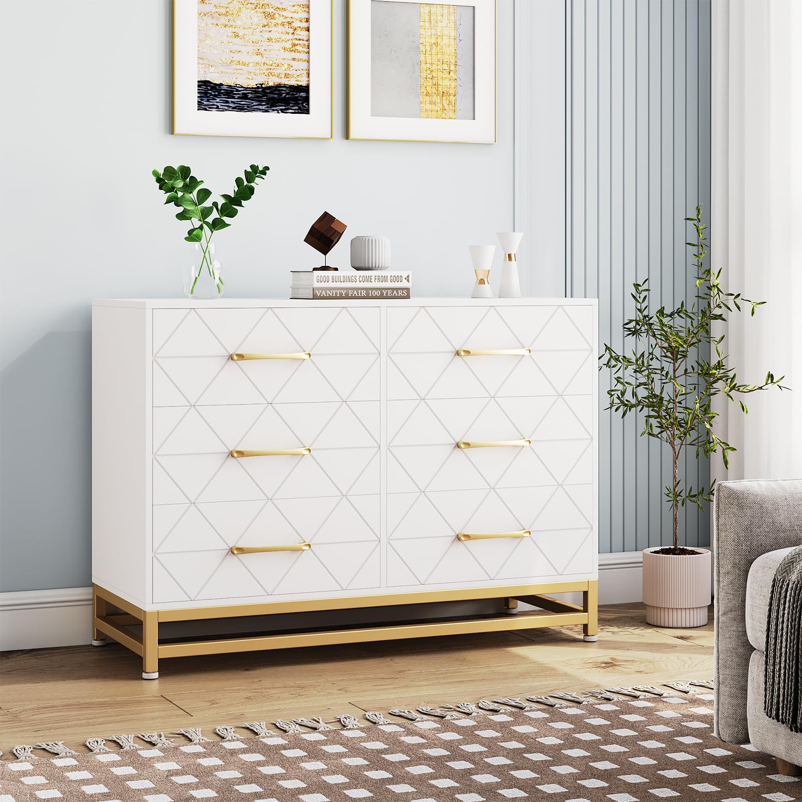 GARVEE 6-Drawer Dresser - Versatile Storage Solution for Any Room GARVEE 6-Drawer Dresser - Versatile Storage Solution for Any Room