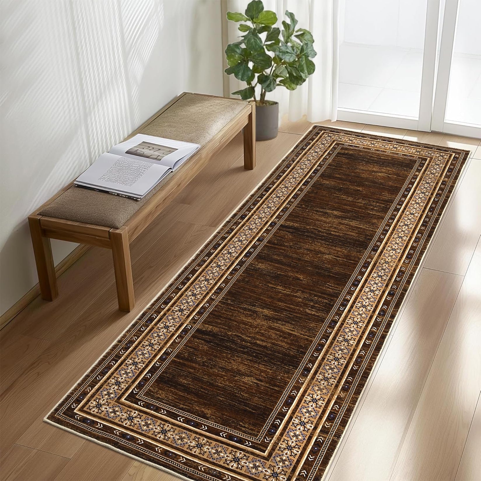 GARVEE Vintage Washable Kitchen Runner Rug Stylish, Durable, and