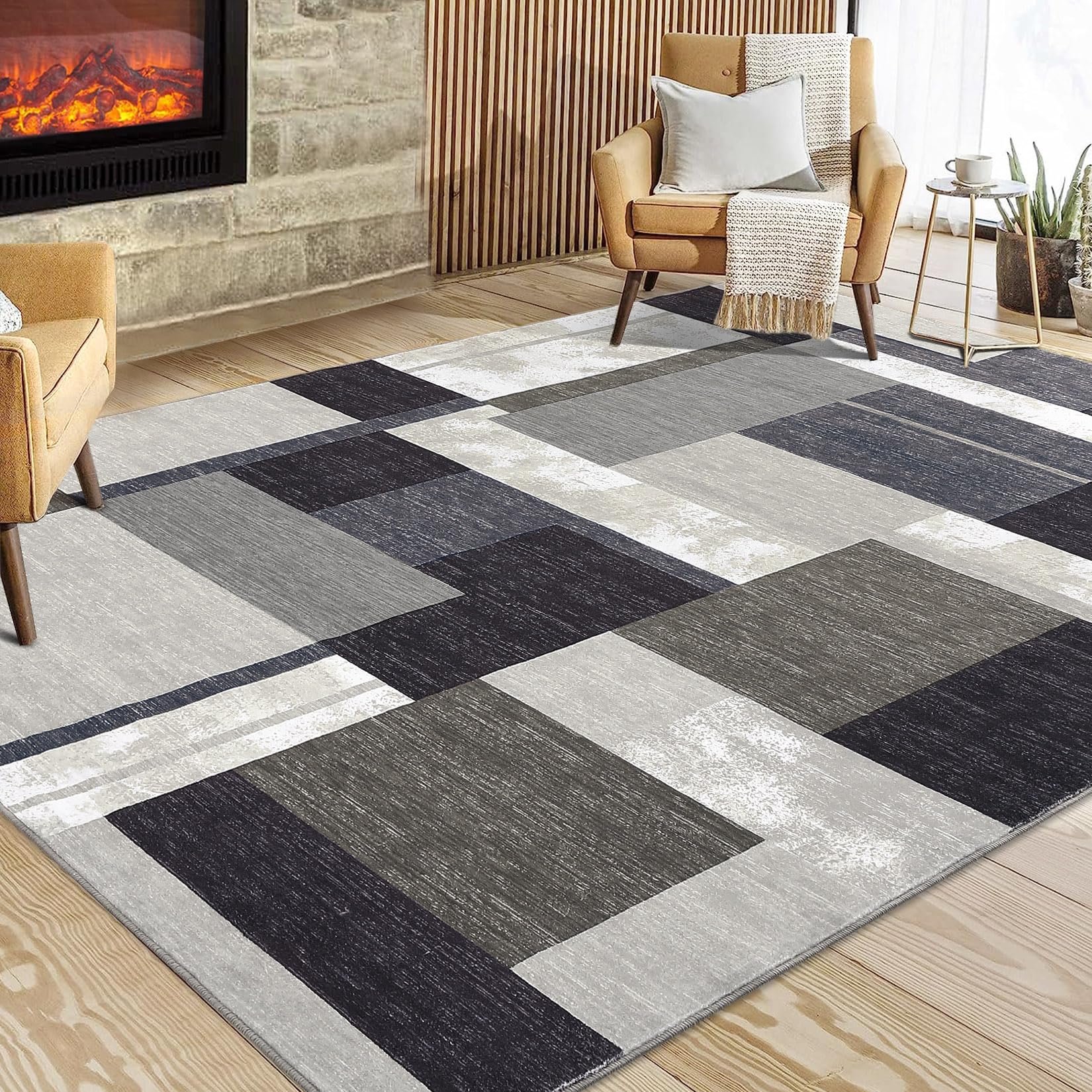 Garçons Rug GARVEE 10x13 Area Rug - Modern Geometric Design for Home