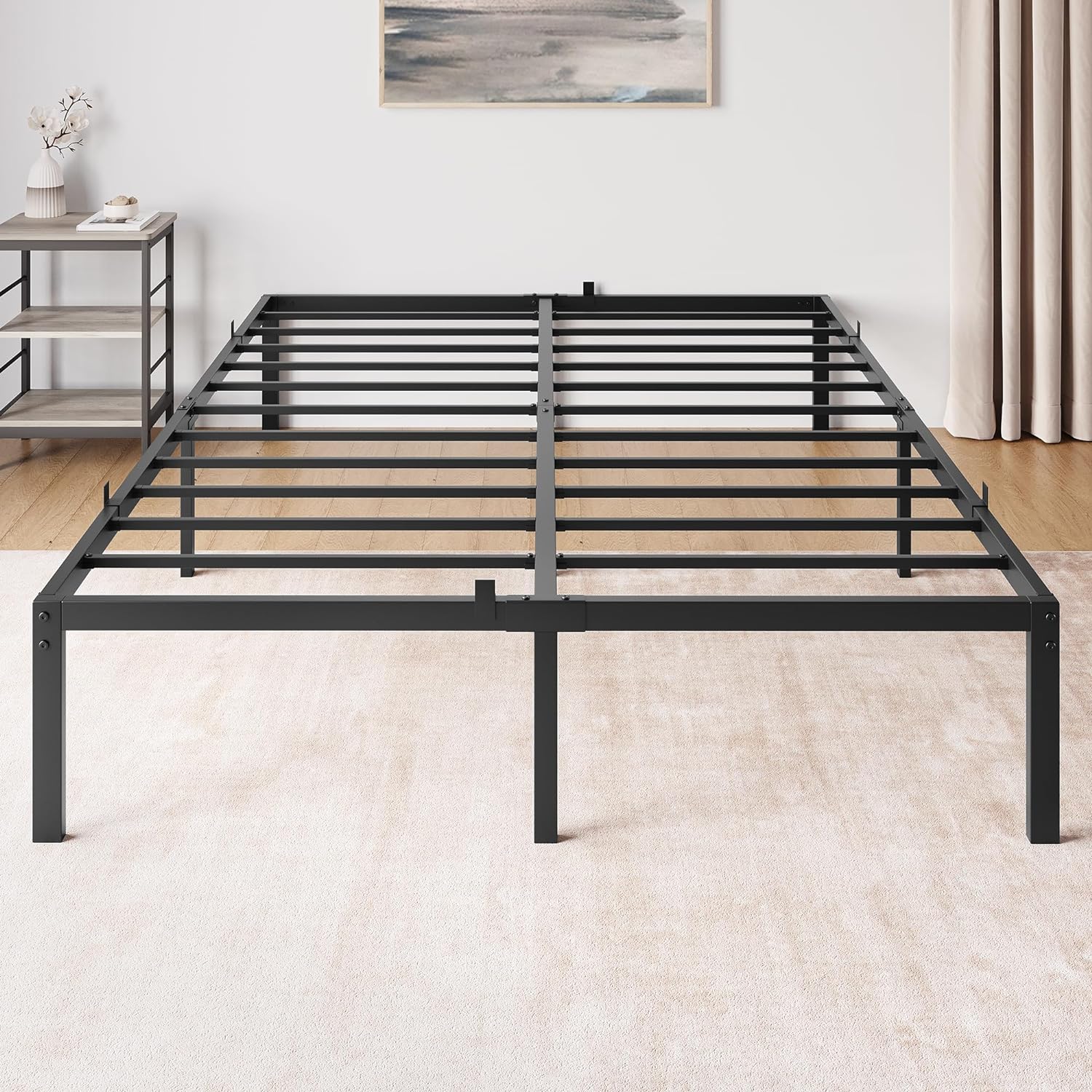 GARVEE 14 Inch Full Bed Frame with Storage Versatile and Durable