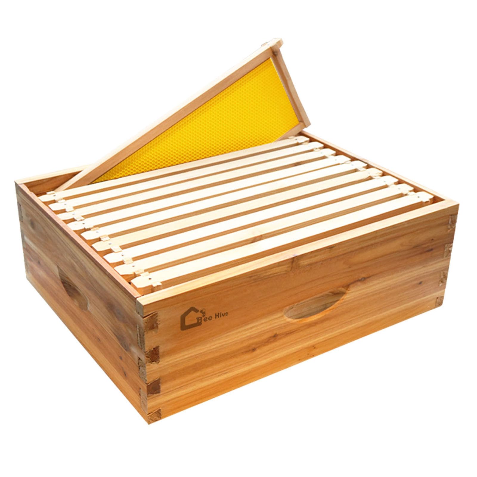 Bee M.G.M. 15th Anniversary ビンテージ 記念セット Garvee 10-Frame Langstroth Medium Super Bee Hive Box With Frames