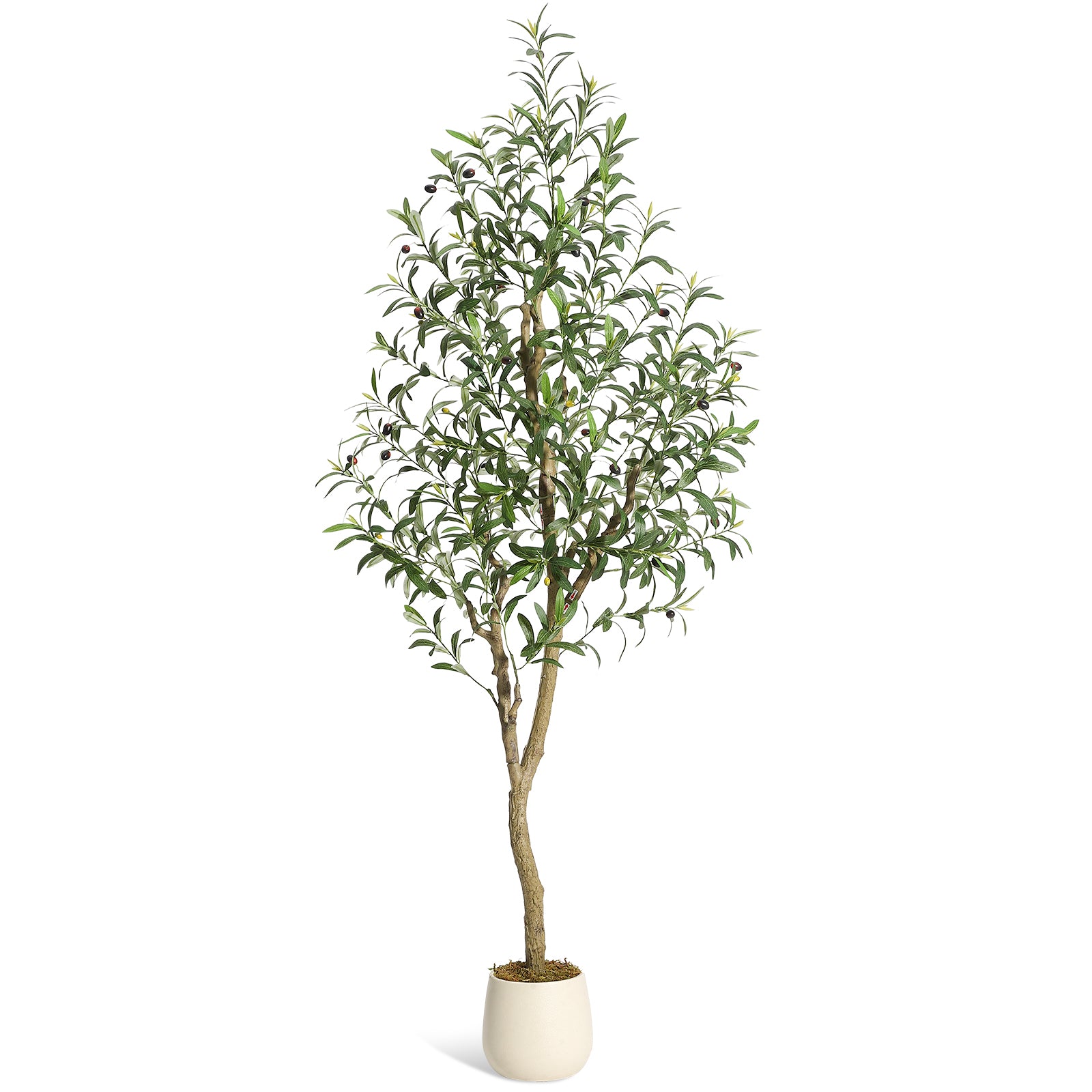 artificial house plants tall Garvee 6ft Tall Olive Trees Artificial Indoor, Olive Tree Plants, Faux