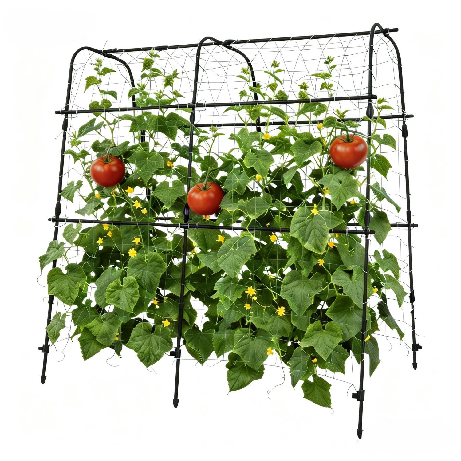 metal garden trellis for climbing plants Garvee Metal Garden Arch Trellis with Rust-Resistant Connectors – Durable Support for Climbing Plants, Raised Beds, and Outdoor Garden Paths