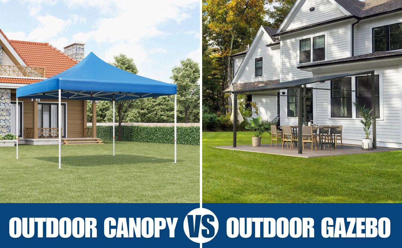 Outdoor Canopy Vs Outdoor Gazebo