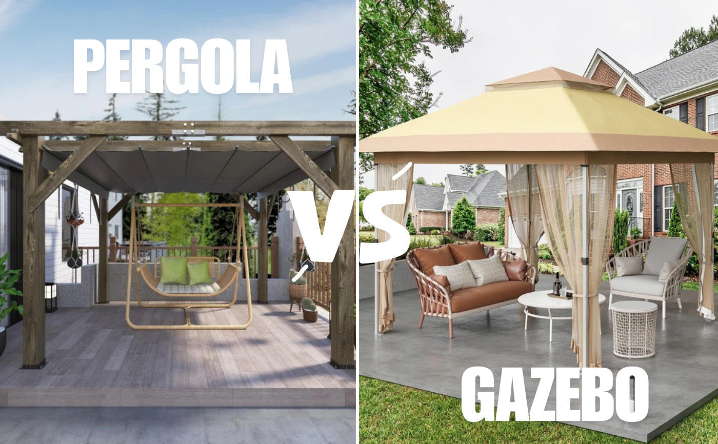 Pergola vs Gazebo
