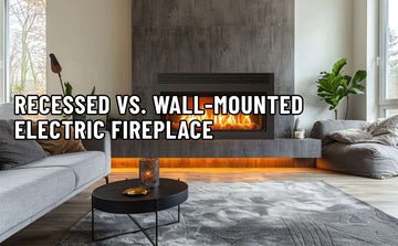 Recessed Vs. Wall-Mounted Electric Fireplace