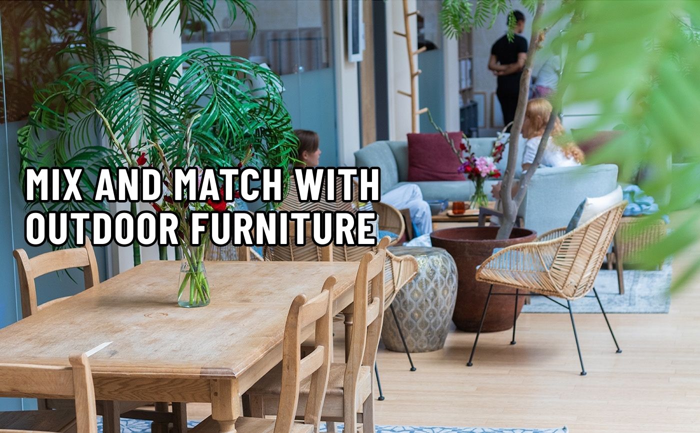 Mix and Match With Outdoor Furniture