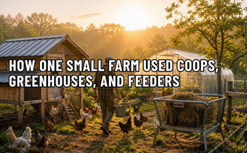 How One Small Farm Used Coops, Greenhouses, and Feeders