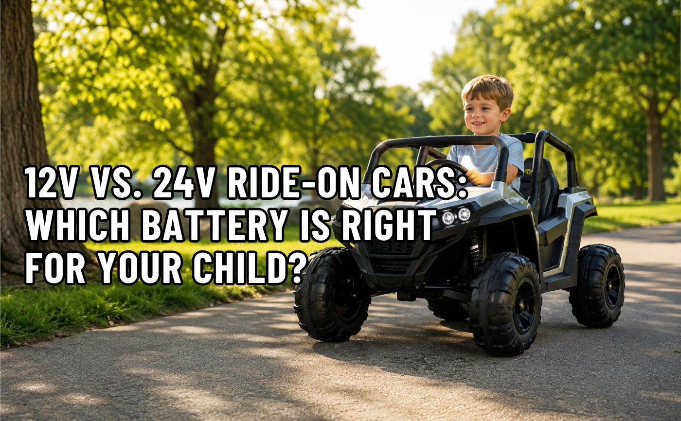12V Vs. 24V Ride-on Cars