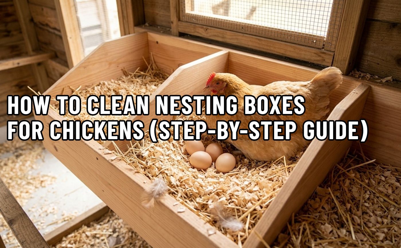 How To Clean Nesting Boxes For Chickens