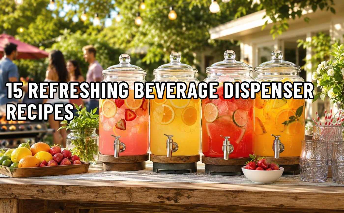 15 Refreshing Beverage Dispenser Recipes