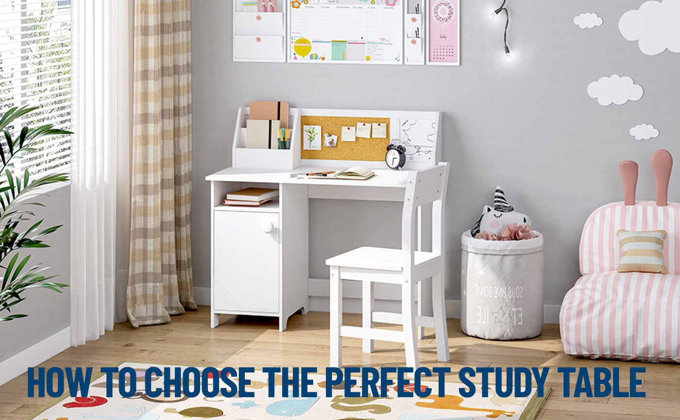 How To Choose The Perfect Study Table For Every Age Group