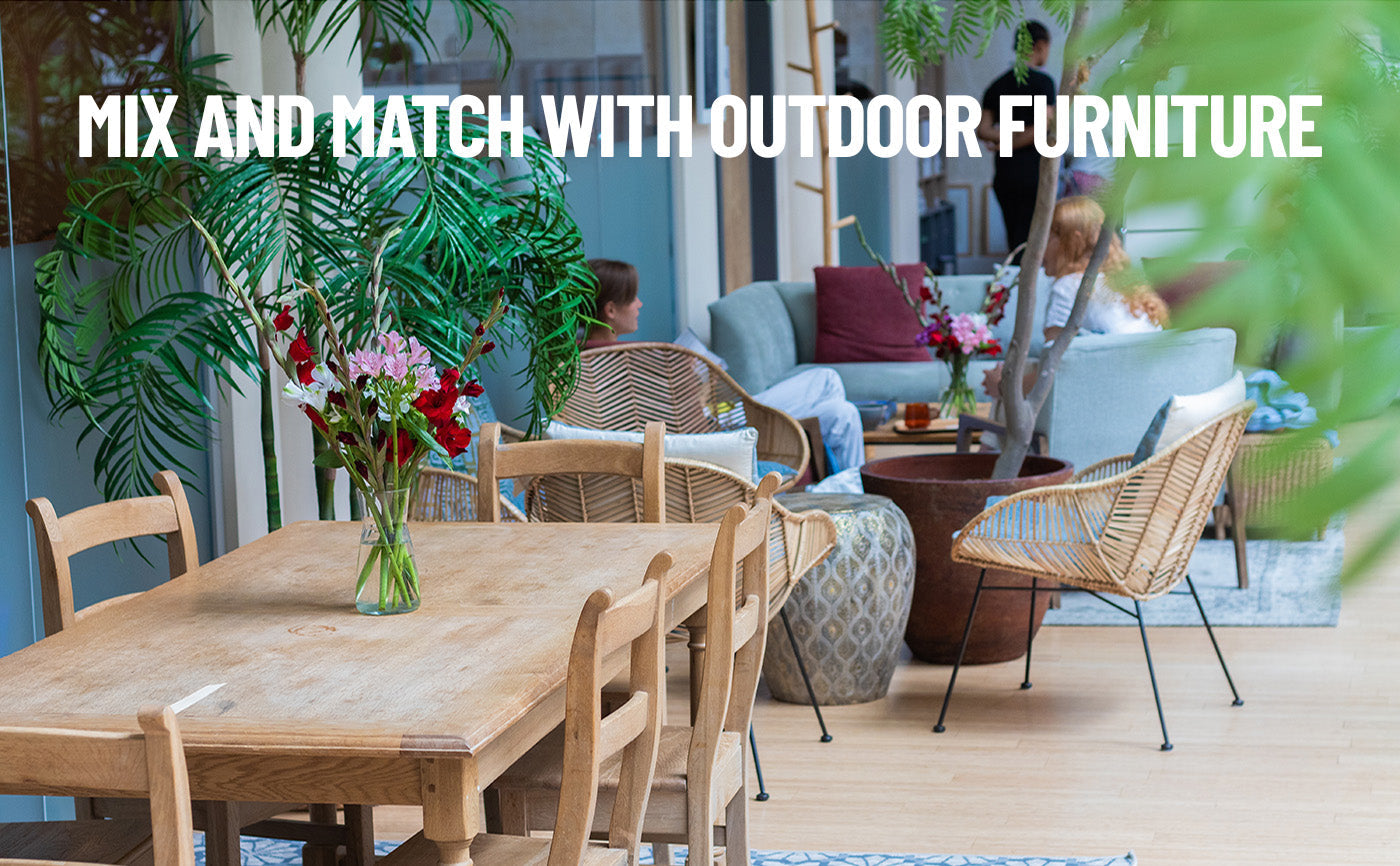 Mix and Match With Outdoor Furniture