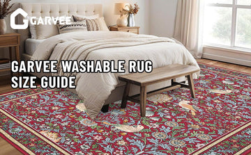 GARVEE Washable Rug Size Guide