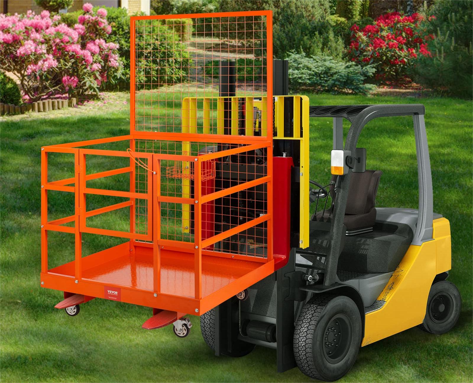 Service Cage Osha Safety Cage Forklift : Safe Forklift Cage Operation – GWGK