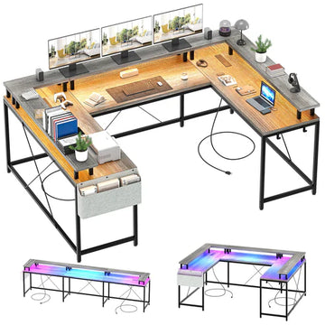 office desks, l-shaped computer desk, executive office desk, home office desk with storage, Garvee office desks