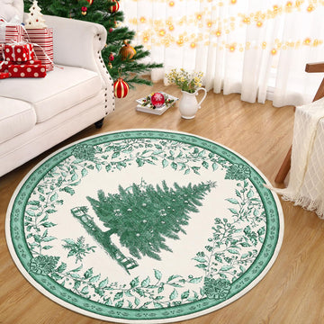 Round Rugs-Green-1015