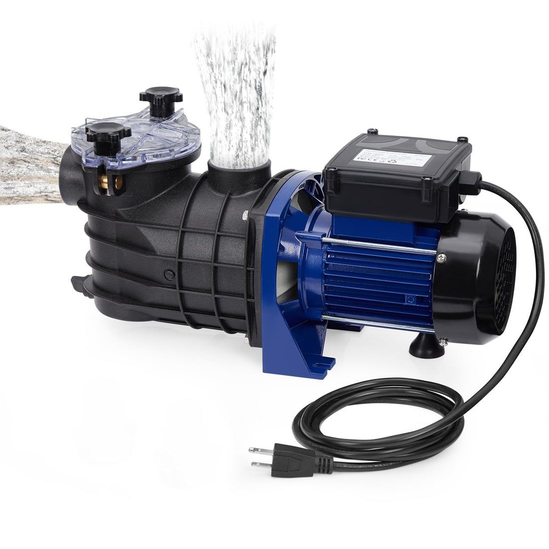 0.75HP 550W Pool Pump In/Above Ground Single Speed Powerful Primming Swimming Pool Pumps