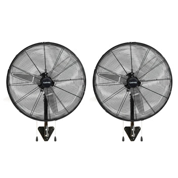 Garvee 30-Inch Wall Mount Fan, 2-Pack – High Velocity 6000 CFM Industrial Oscillating Fans with Dual Pull Cords and 3 Speeds, Heavy-Duty Wall Fans for Garage, Workshop, and Patio