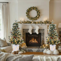 Garvee 3 FT Christmas Tree, Pre-Lit Christmas Tree with 78 LED Lights, Battery-Powered，Artificial Christmas Tree with Illuminated Base, Ideal Decor for Christmas Celebrations