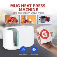 11-15oz Auto-Off Sublimation Mug Press,<5min Heat - GARVEE